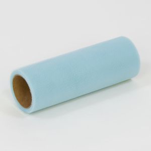 Tiul w rolce 15cm x 10y niebieski pastelowy